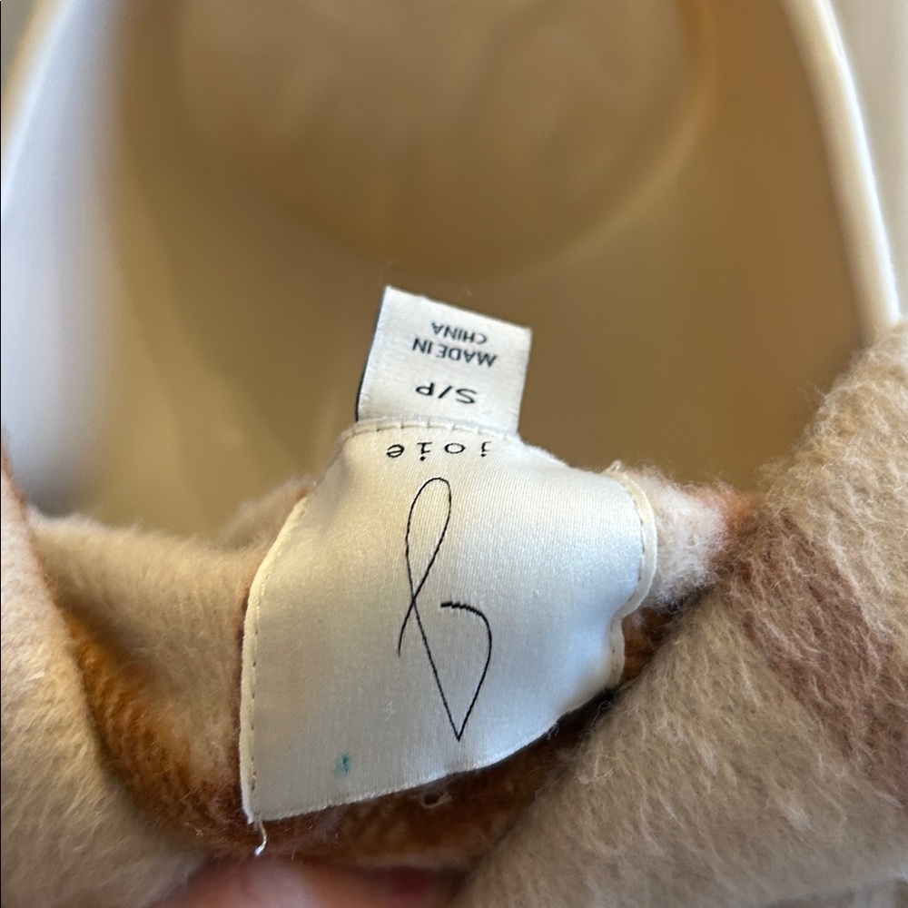 Joie Cream and Brown Plaid Trench Shacket - Picture 3 of 3